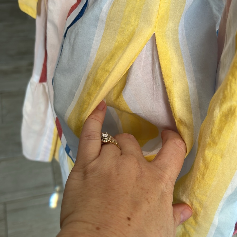 [lemlem] Colorful Striped Dress with Belt - Size Small - Picture 4 of 6